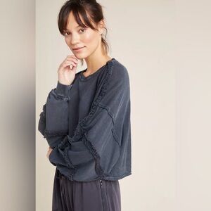 FREE PEOPLE Grey Magnolia Sweatshirt